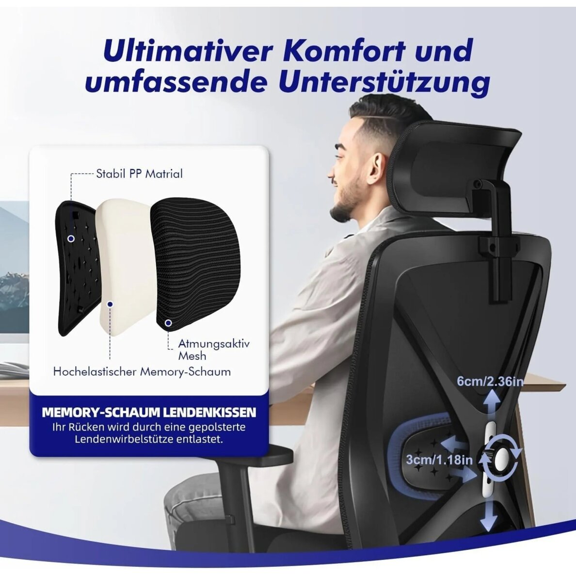 Ergonominė biuro kėdė 2 Ergonominė biuro kėdė 2