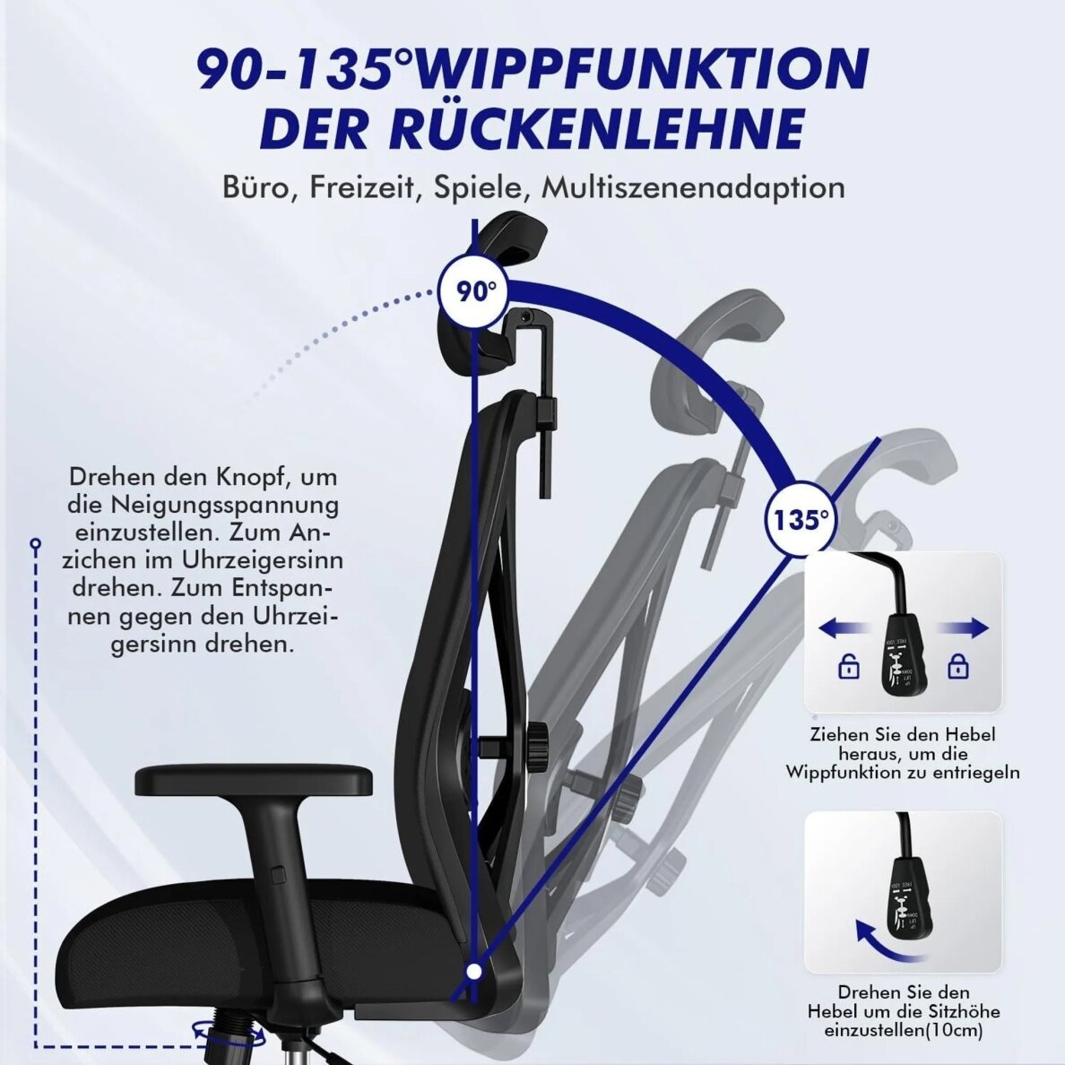 Ergonominė biuro kėdė 4 Ergonominė biuro kėdė 4