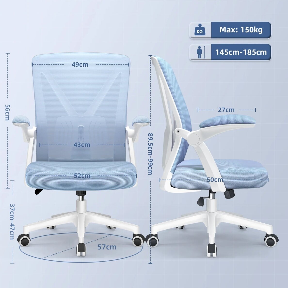Ergonominė biuro kėdė 4 Ergonominė biuro kėdė 4