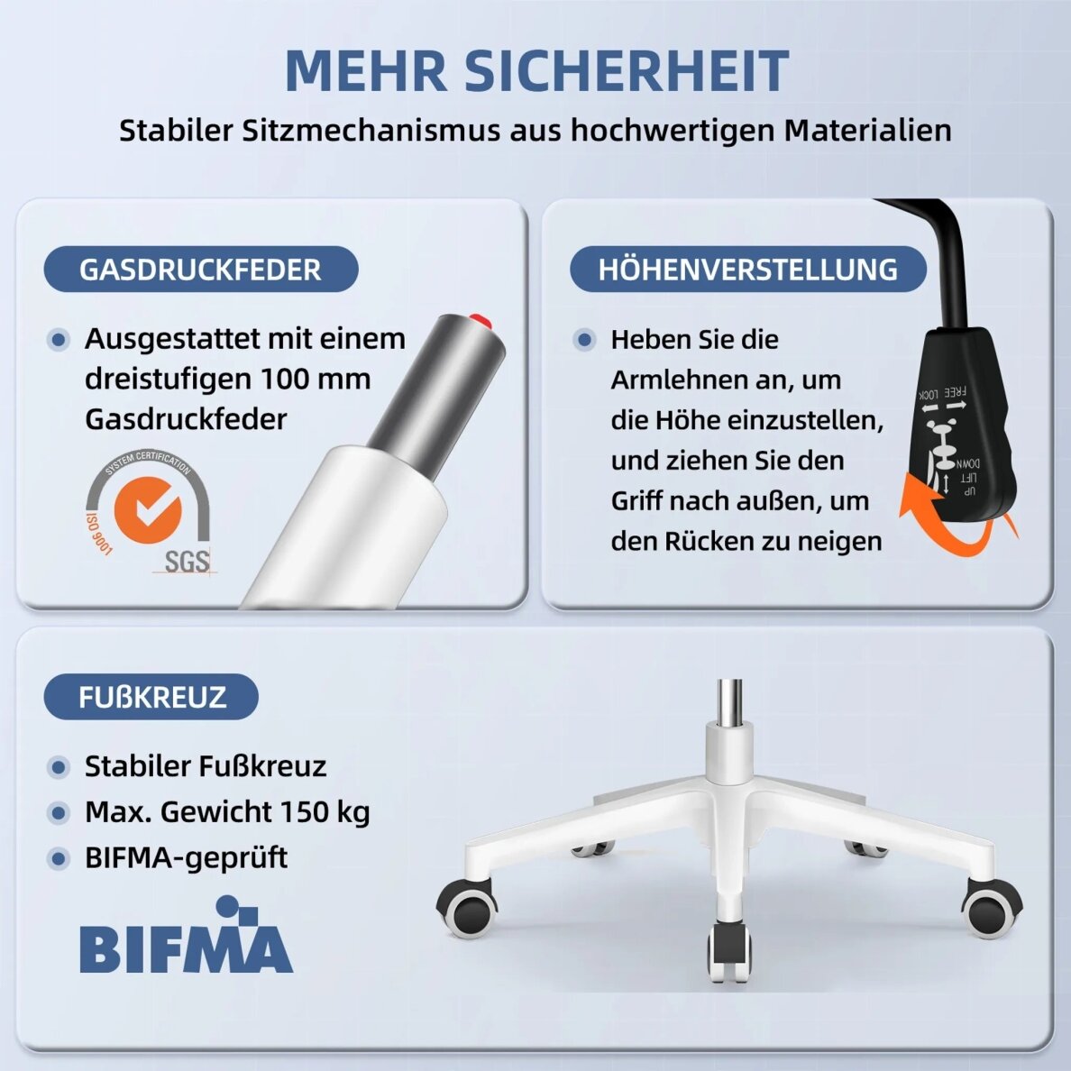 Ergonominė biuro kėdė 3 Ergonominė biuro kėdė 3