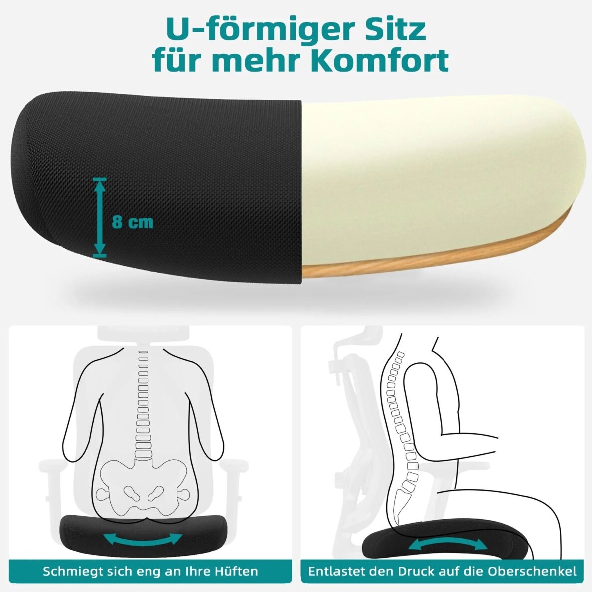 Ergonominė biuro kėdė 6