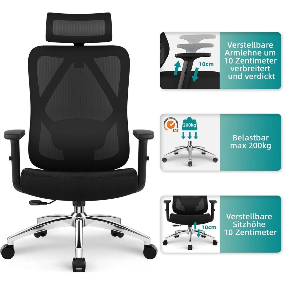 Ergonominė biuro kėdė 7 Ergonominė biuro kėdė 7