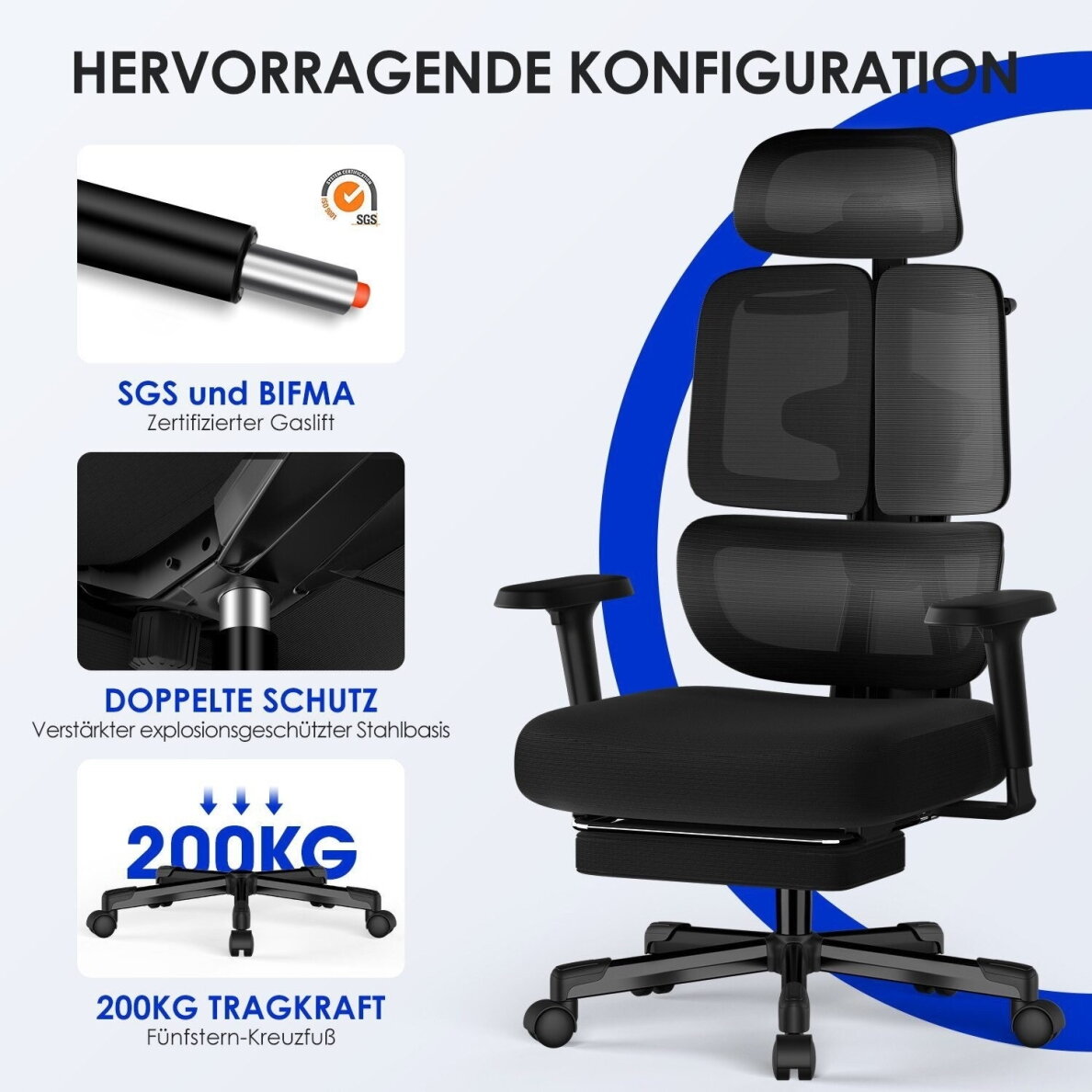 Ergonominė biuro kėdė 5