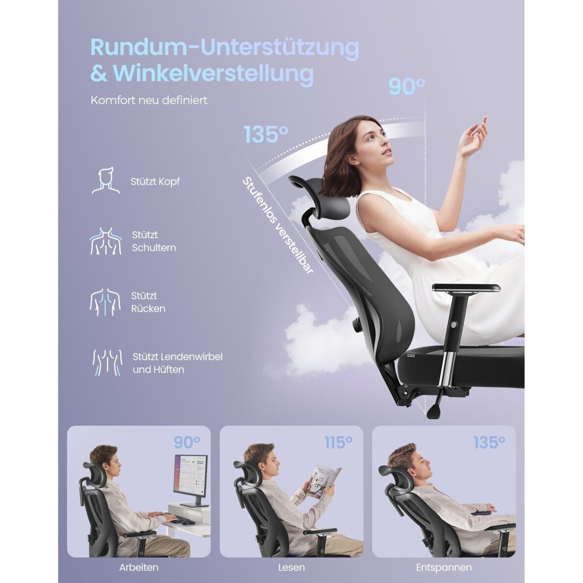 Ergonominė biuro kėdė 3 Ergonominė biuro kėdė 3
