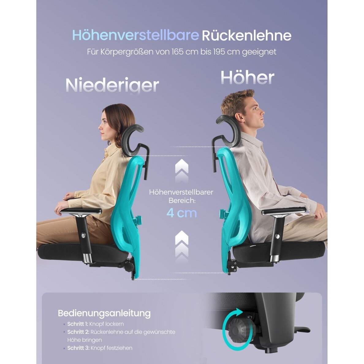 Ergonominė biuro kėdė 2