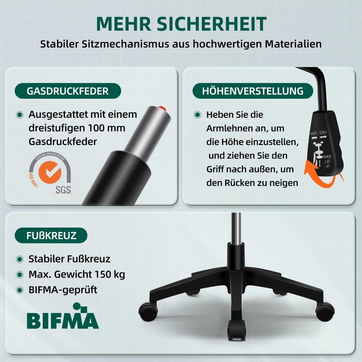 Ergonominė biuro kėdė 3 Ergonominė biuro kėdė 3