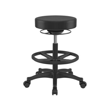 Ergonominė dirbtinės odos biuro kėdė su pakoju