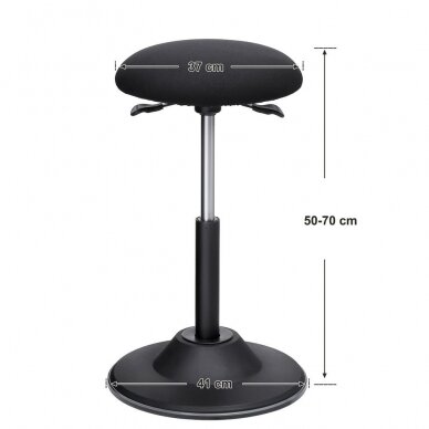 Reguliuojamo aukščio ergonominė balansinė biuro kėdė 4