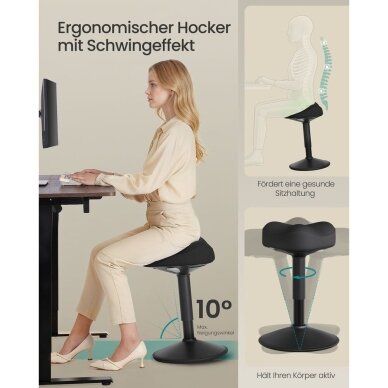 Ergonominė balansinė biuro kėdė 2 Ergonominė balansinė biuro kėdė 2
