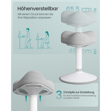 Ergonominė balansinė biuro kėdė 3