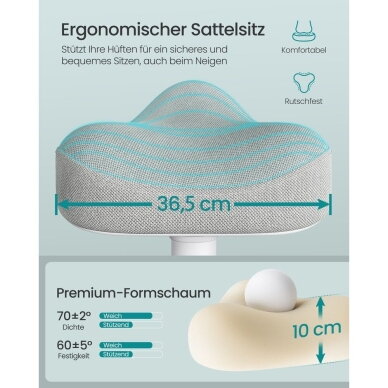 Ergonominė balansinė biuro kėdė 4