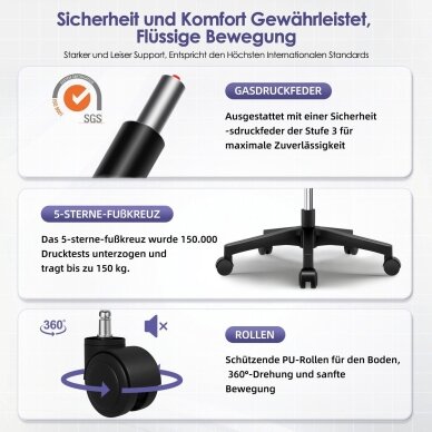 Ergonominė biuro kėdė 6