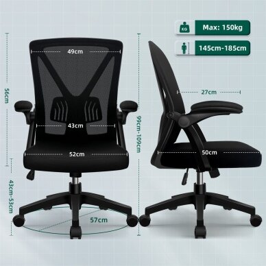 Ergonominė biuro kėdė 5