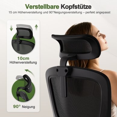 Ergonominė biuro kėdė 4