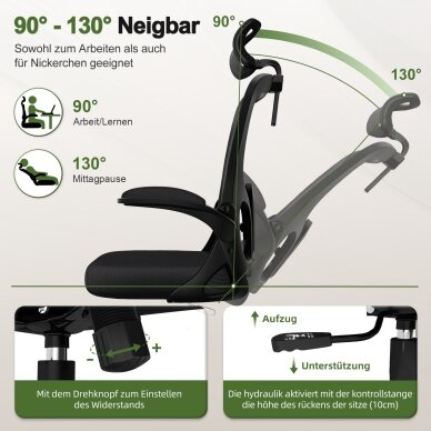 Ergonominė biuro kėdė 3
