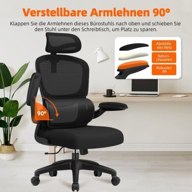 Ergonominė biuro kėdė 1 Ergonominė biuro kėdė 1
