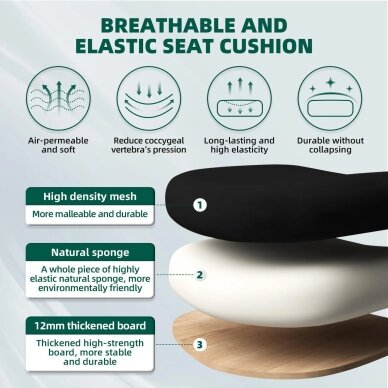 Ergonominė biuro kėdė 5