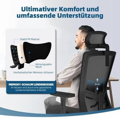 Ergonominė biuro kėdė 4 Ergonominė biuro kėdė 4