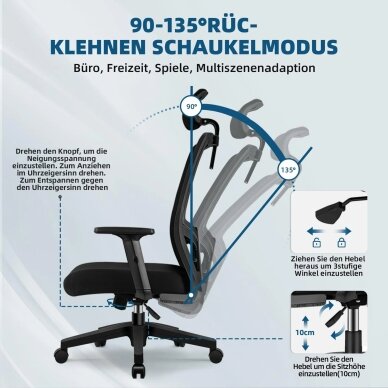 Ergonominė biuro kėdė 2
