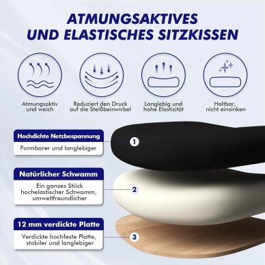 Ergonominė biuro kėdė 6