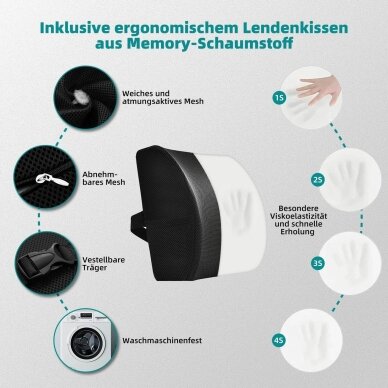 Ergonominė biuro kėdė 8 Ergonominė biuro kėdė 8