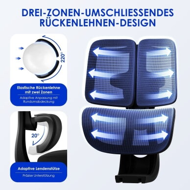 Ergonominė biuro kėdė 3 Ergonominė biuro kėdė 3