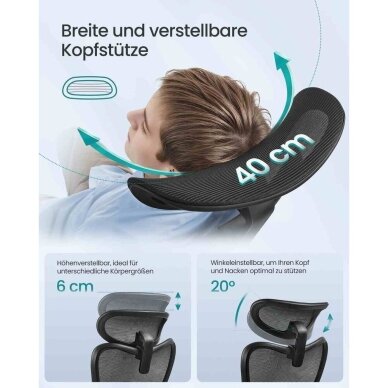 Ergonominė biuro kėdė 4