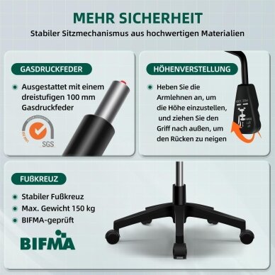 Ergonominė biuro kėdė 3