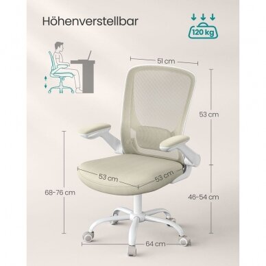 Ergonominė biuro kėdė 7 Ergonominė biuro kėdė 7