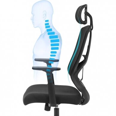 Ergonominė biuro kėdė 4 Ergonominė biuro kėdė 4
