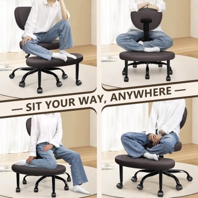 Ergonominė darbo kėdė su pakoju 2