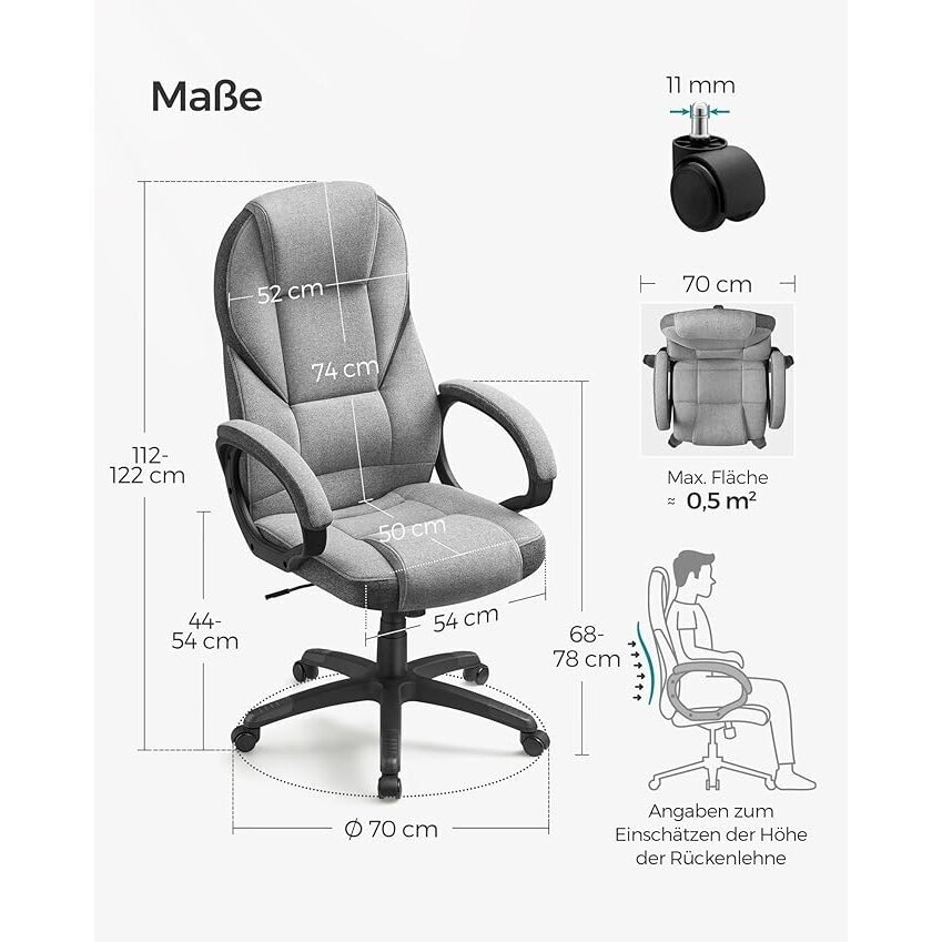 Ergonominė biuro kėdė 5
