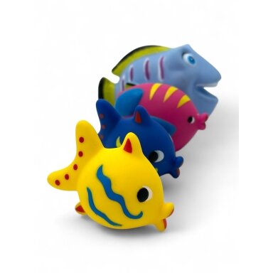 EDDY TOYS vandens žaislai - žuvelės, 4 vnt