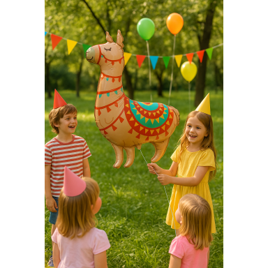 COOL PARTY folinis balionas - Lama, 95 cm