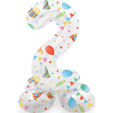 Folinis balionas - skaičius "2" , 41 cm
