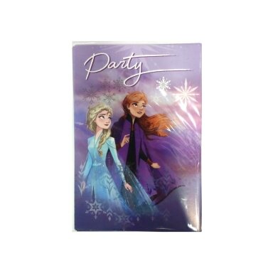 ''Frozen'' gimtadienio kvietimai su vokais, 5 vnt