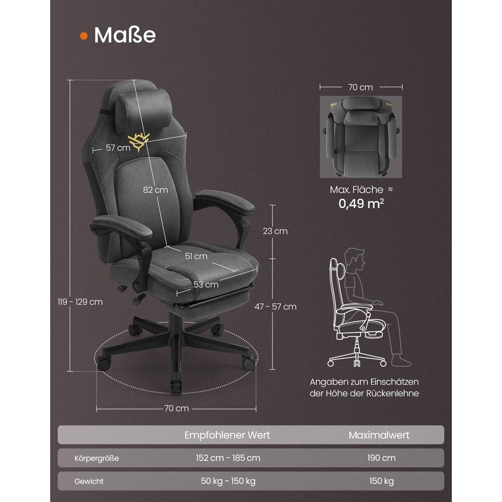 Gaming biuro kėdė 5