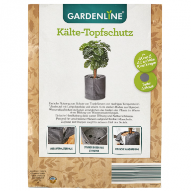 GARDENLINE  apsauginis krepšys nuo šalčio gėlių vazonams, 40 x Ø 40 cm