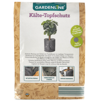 GARDENLINE  Apsauginis krepšys nuo šalčio gėlių vazonams, 70 x  Ø 50 cm
