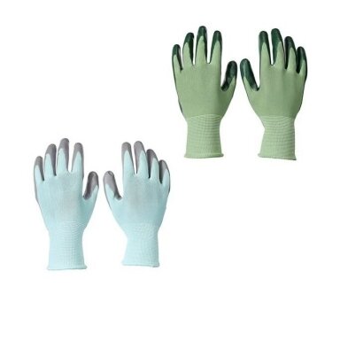 GARDENLINE darbinės pirštinės dengtos nitrilu, 2 vnt, S
