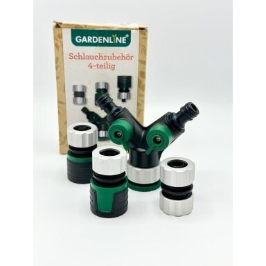 GARDENLINE laistymo žarnos jungčių rinkinys, 4 vnt