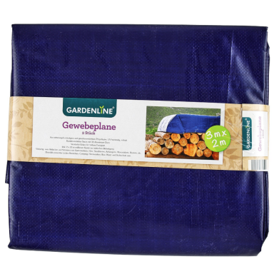 GARDENLINE neperšlampamas tentas, 2 vnt, 3 x 2 m