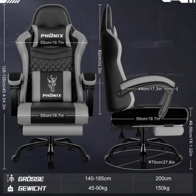Gaming biuro kėdė 8