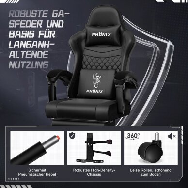 Gaming biuro kėdė 6 Gaming biuro kėdė 6