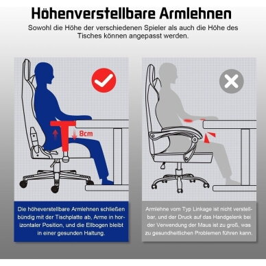 Gaming biuro kėdė 6