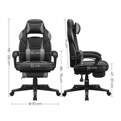 Gaming biuro kėdė 9 Gaming biuro kėdė 9