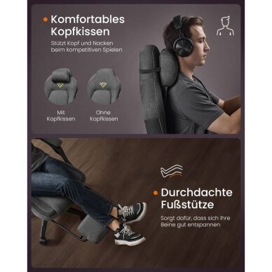Gaming biuro kėdė 4 Gaming biuro kėdė 4