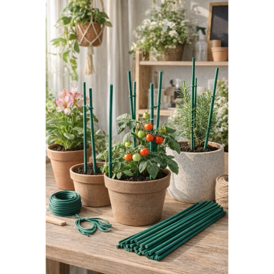 GARDEN TOUCH medinės augalų atramos 40 cm, 50 vnt 1