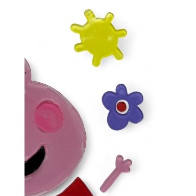 Geliniai lipdukai ant lango "Peppa Pig"