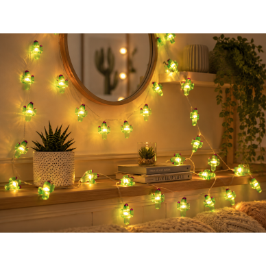 Girlianda - kaktusai, 20 LED 1